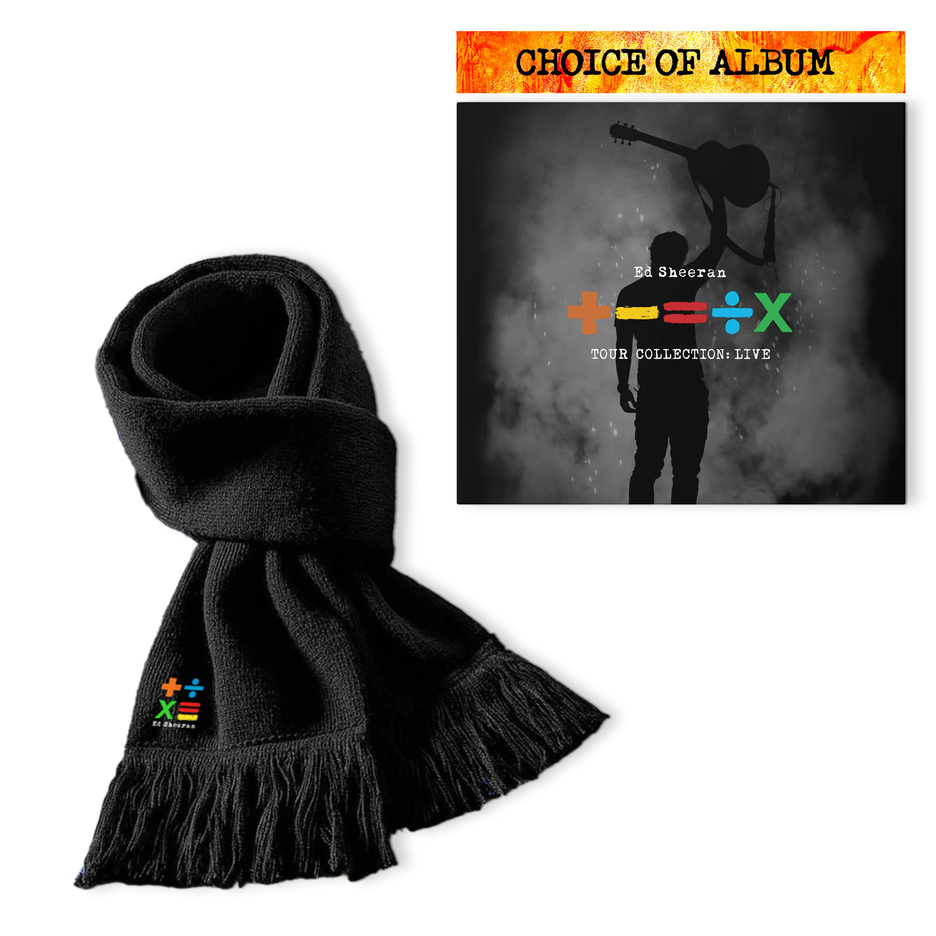  -=÷× Knitted Scarf   Album Bundle