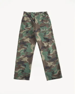 01-5002-WLC - Fatigue Pants Reverse Sateen - Standard Fit - Woodland Camo