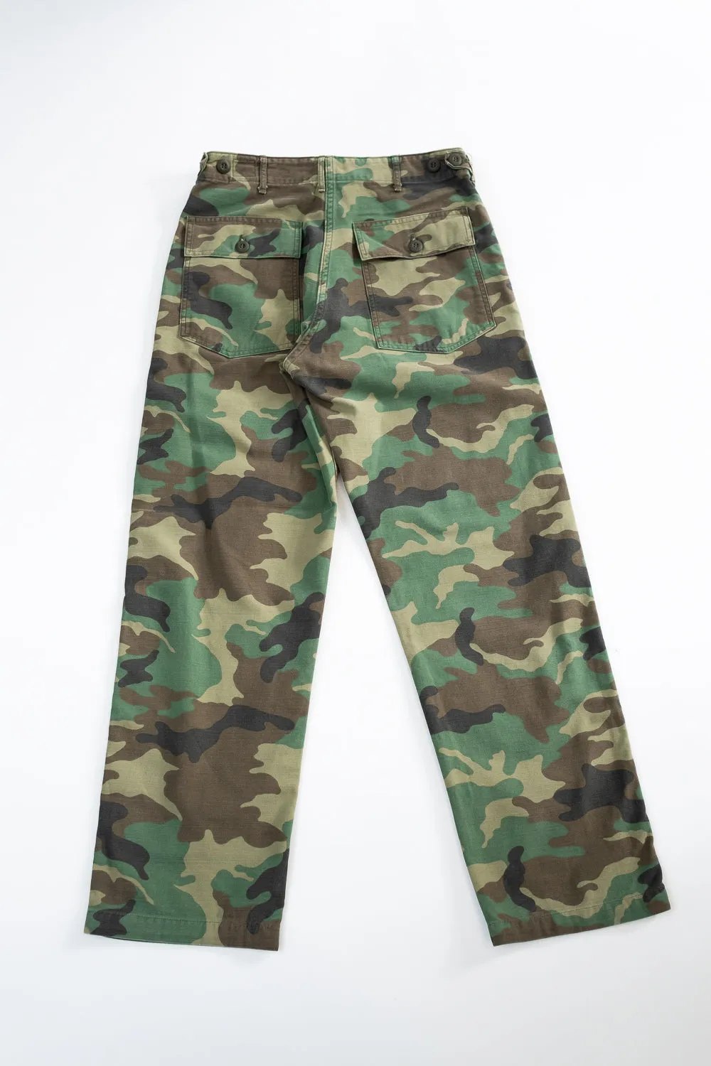 01-5002-WLC - Fatigue Pants Reverse Sateen - Standard Fit - Woodland Camo