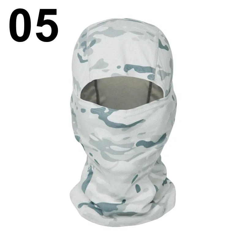 20 Color Tactical Balaclava Skiing Bandana Full Face Neck Scarf Head Outdoor Hunting Hiking Army Military Bike Cycling Scarf