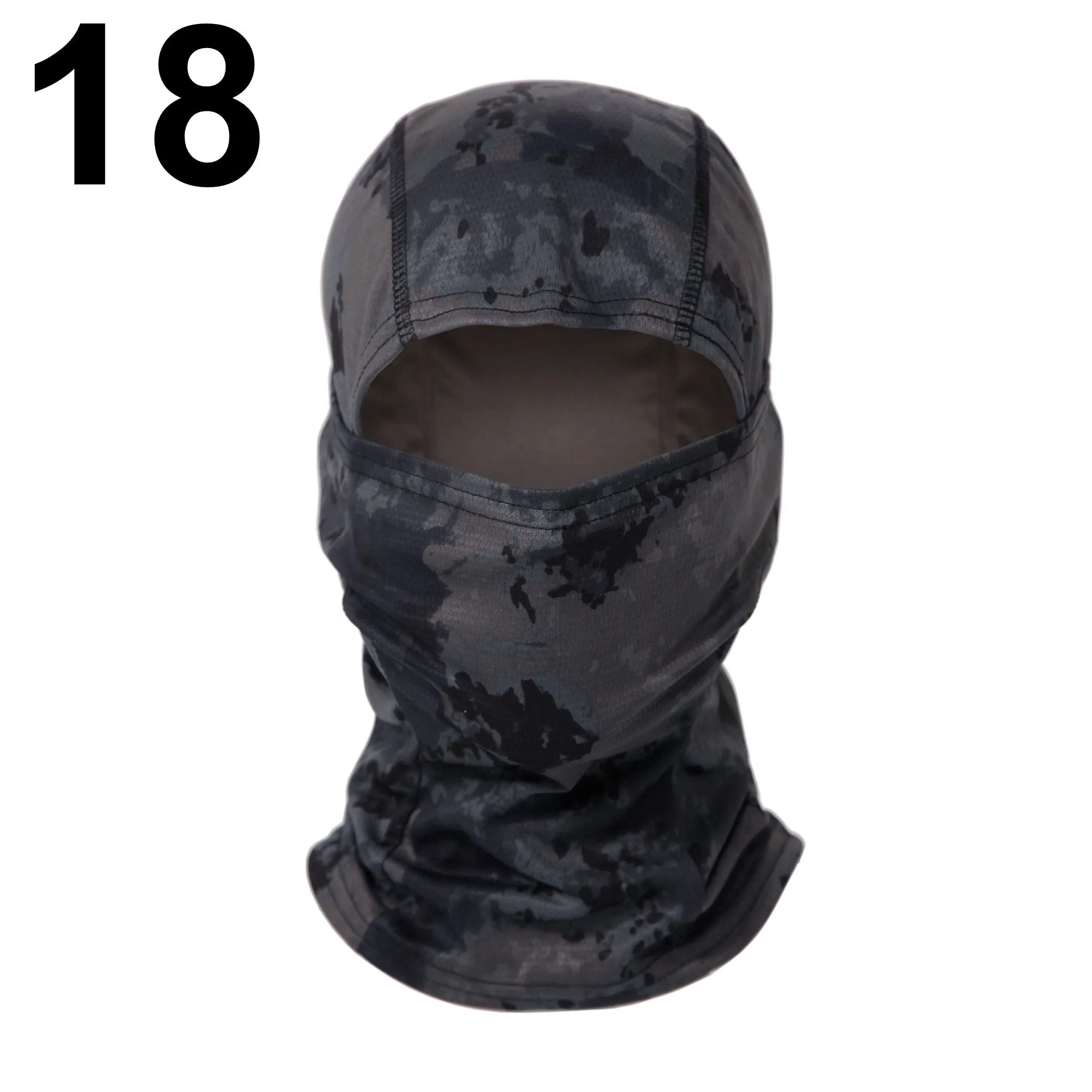 20 Color Tactical Balaclava Skiing Bandana Full Face Neck Scarf Head Outdoor Hunting Hiking Army Military Bike Cycling Scarf