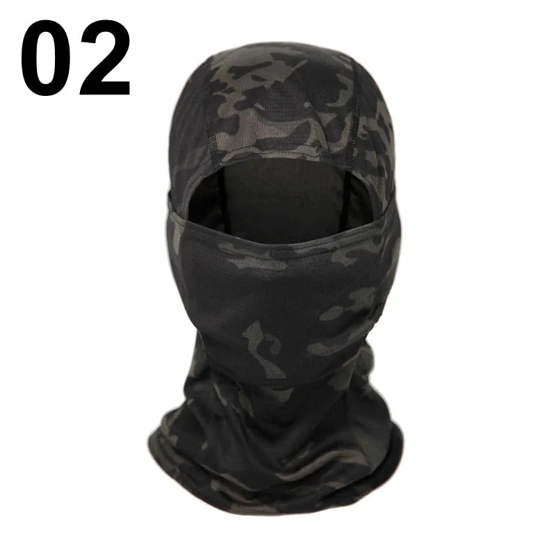 20 Color Tactical Balaclava Skiing Bandana Full Face Neck Scarf Head Outdoor Hunting Hiking Army Military Bike Cycling Scarf