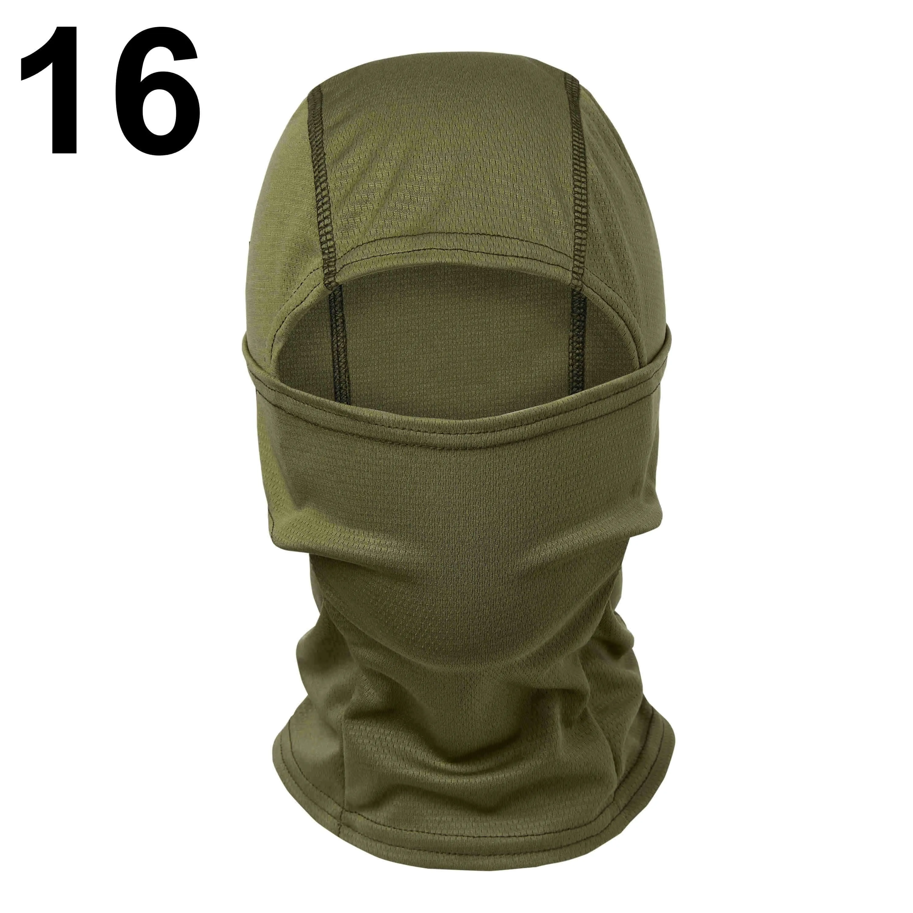 20 Color Tactical Balaclava Skiing Bandana Full Face Neck Scarf Head Outdoor Hunting Hiking Army Military Bike Cycling Scarf