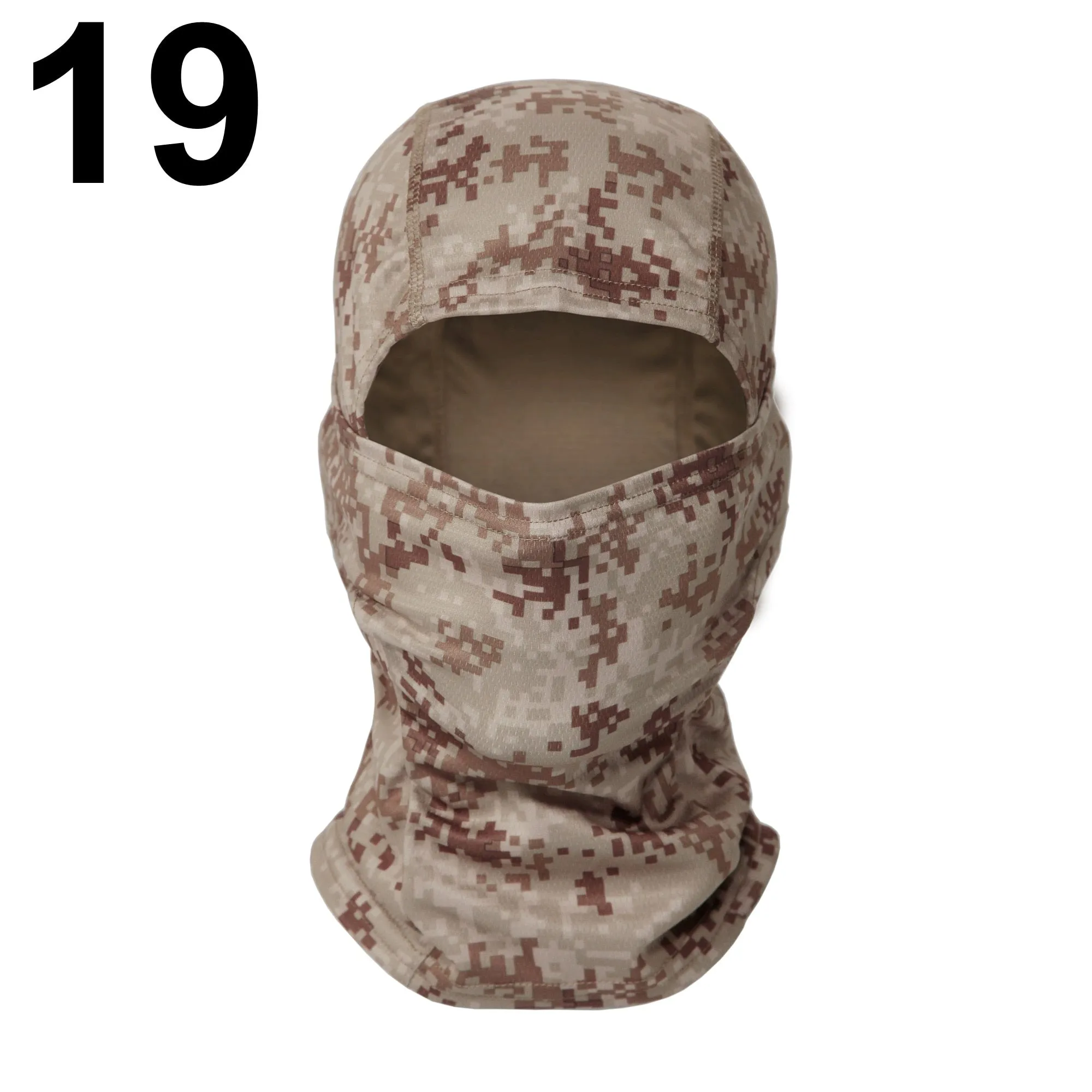 20 Color Tactical Balaclava Skiing Bandana Full Face Neck Scarf Head Outdoor Hunting Hiking Army Military Bike Cycling Scarf