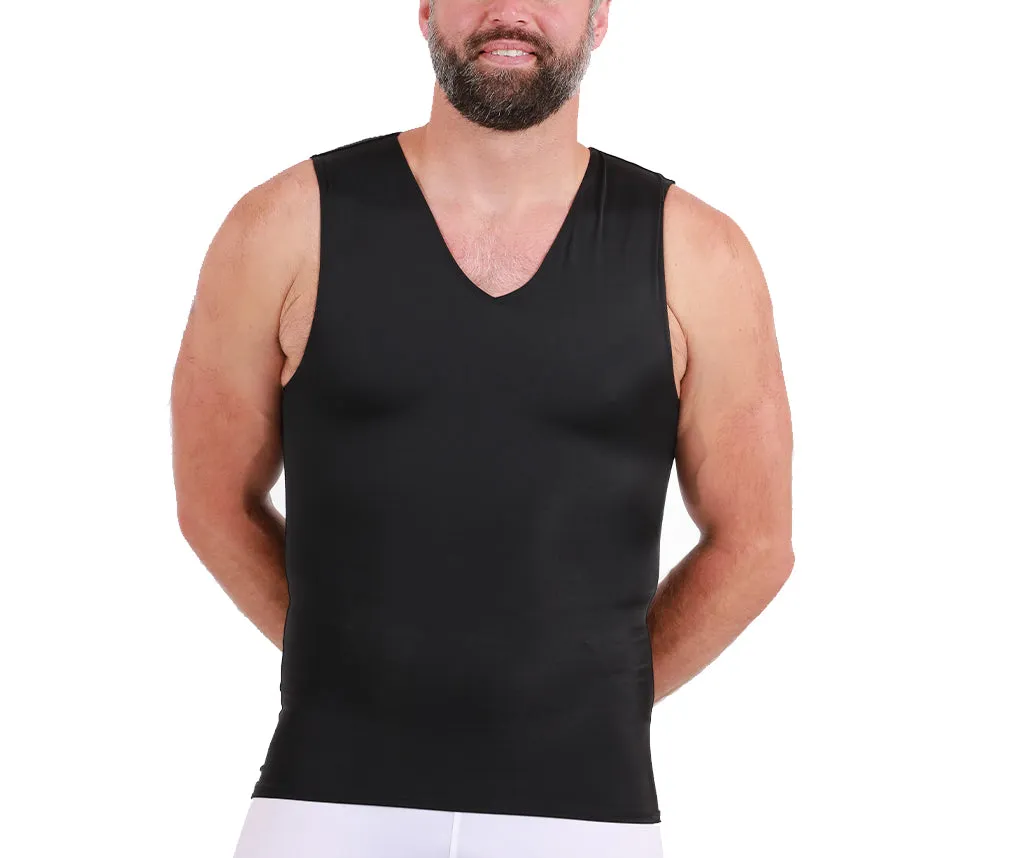 3 Pack Insta Slim Compression Sleeveless V-Neck Tank VS00N3