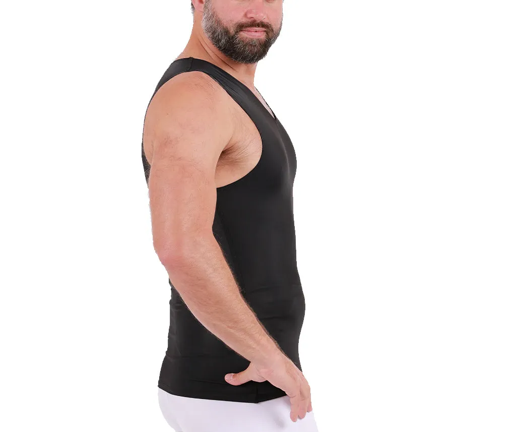 3 Pack Insta Slim Compression Sleeveless V-Neck Tank VS00N3