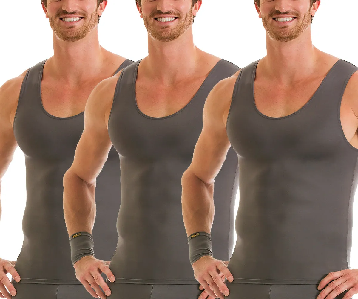 3-Pack Insta Slim High Compression Muscle Tank MA0003