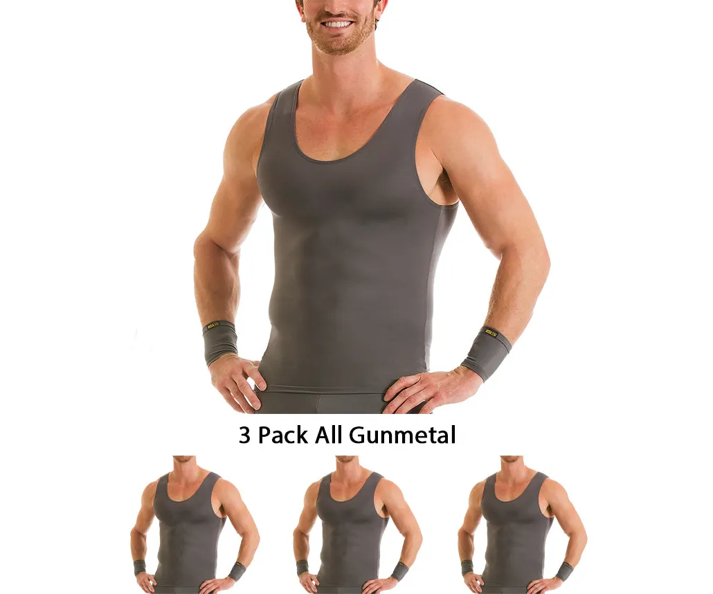 3-Pack Insta Slim High Compression Muscle Tank MA0003