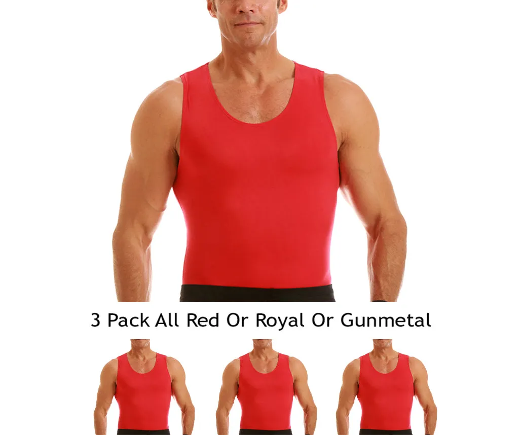 3-Pack Insta Slim High Compression Muscle Tank MA0003