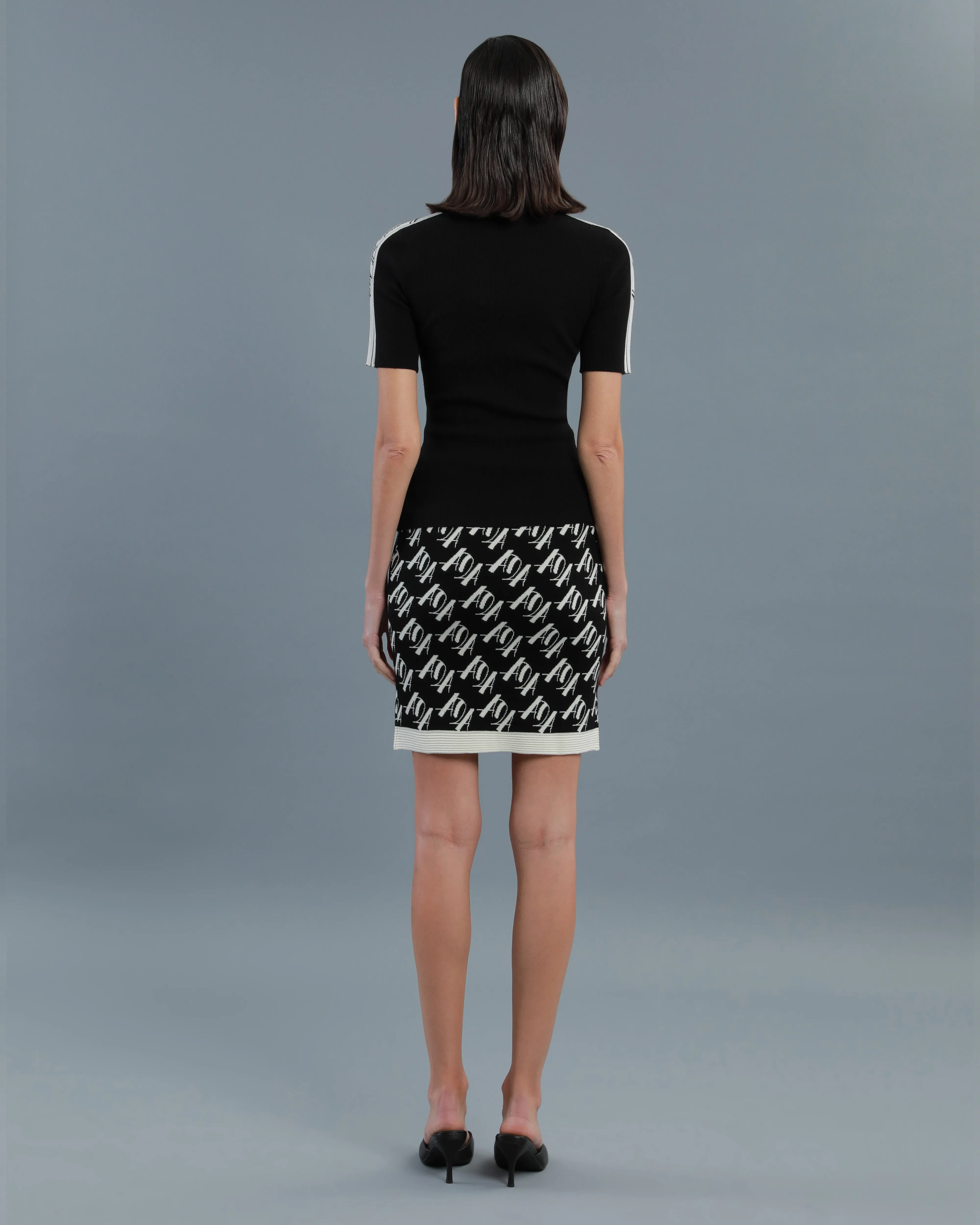 ADA Monogram Pencil Skirt