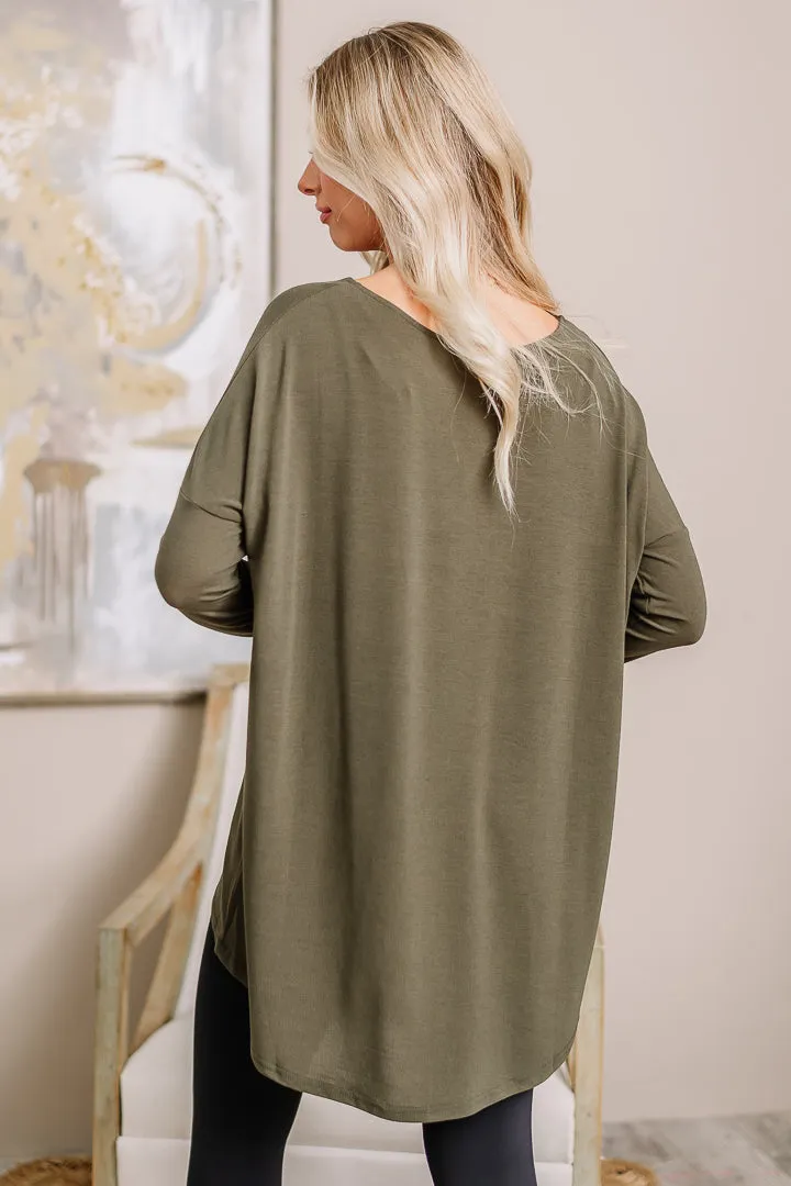 All My Life Tunic Top | Hunter Green