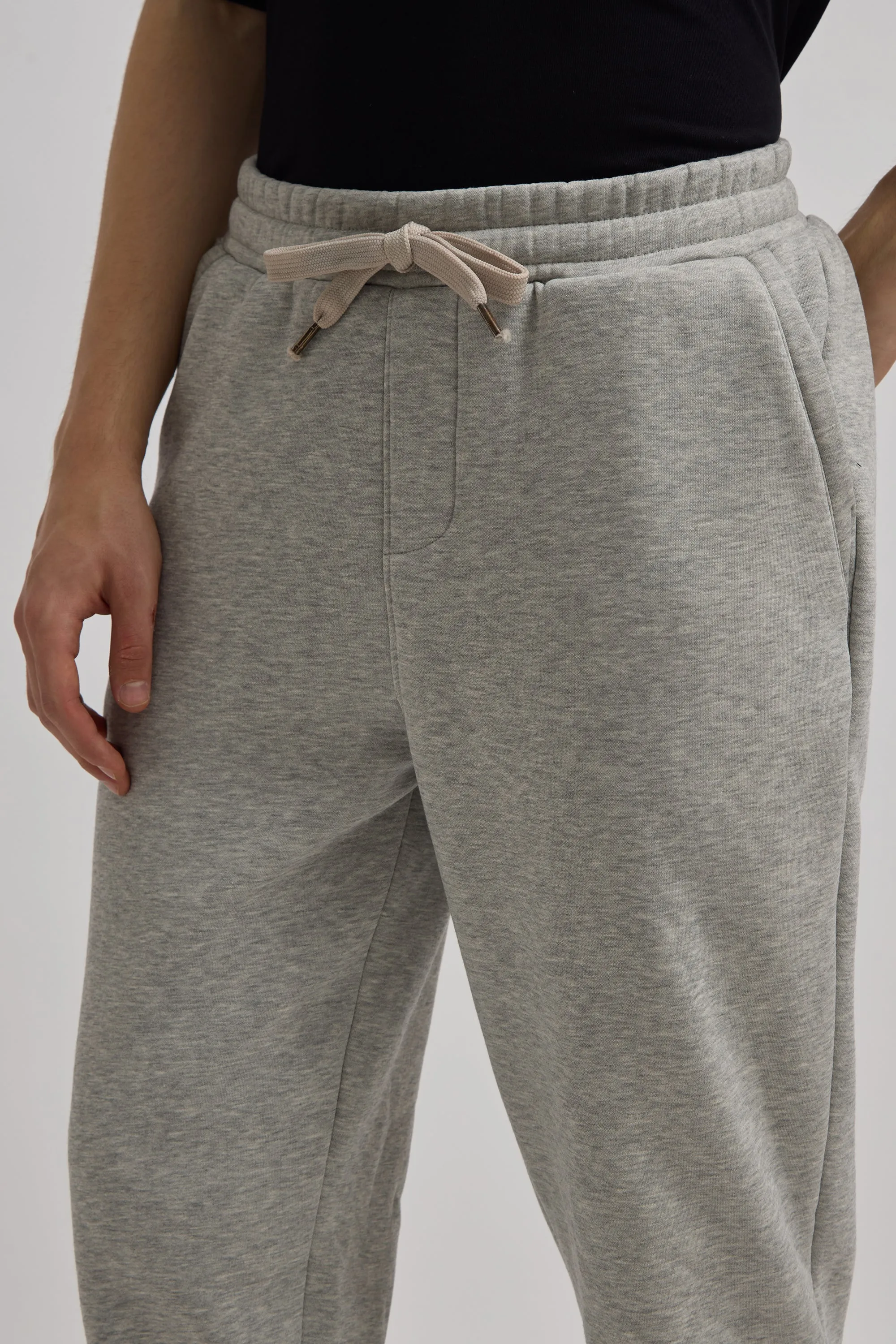 Amias - Track Suit With Cuff - Gray Melange