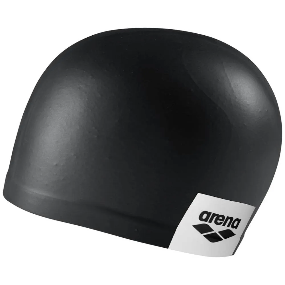 ARENA Adult Logo Moulded Swimming Cap (Black)