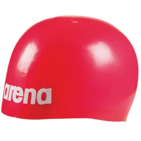 ARENA Adult Moulded Pro II Swimming Cap (Red)