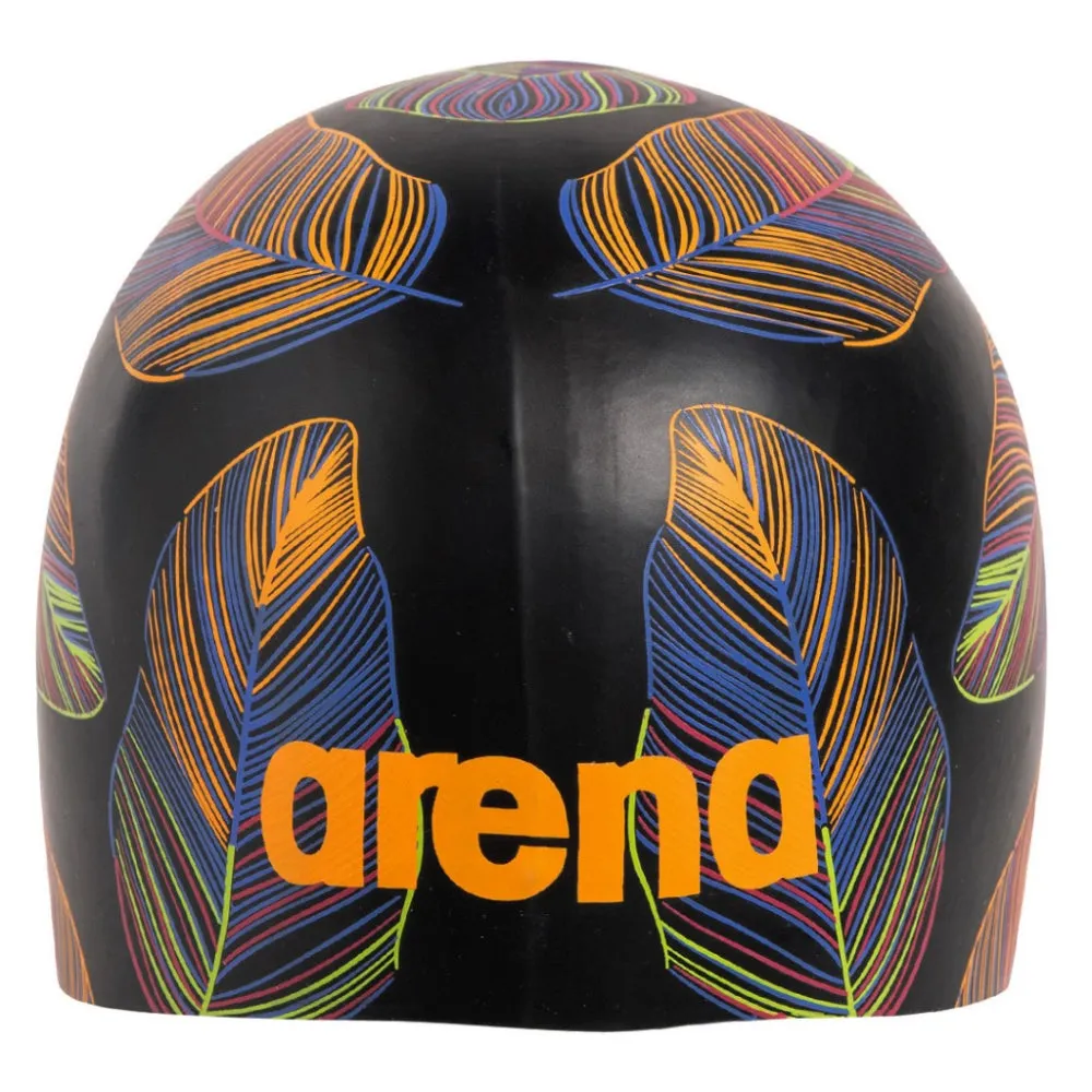 ARENA Adult Poolish Moulded Swimming Cap (Falling Leaves)