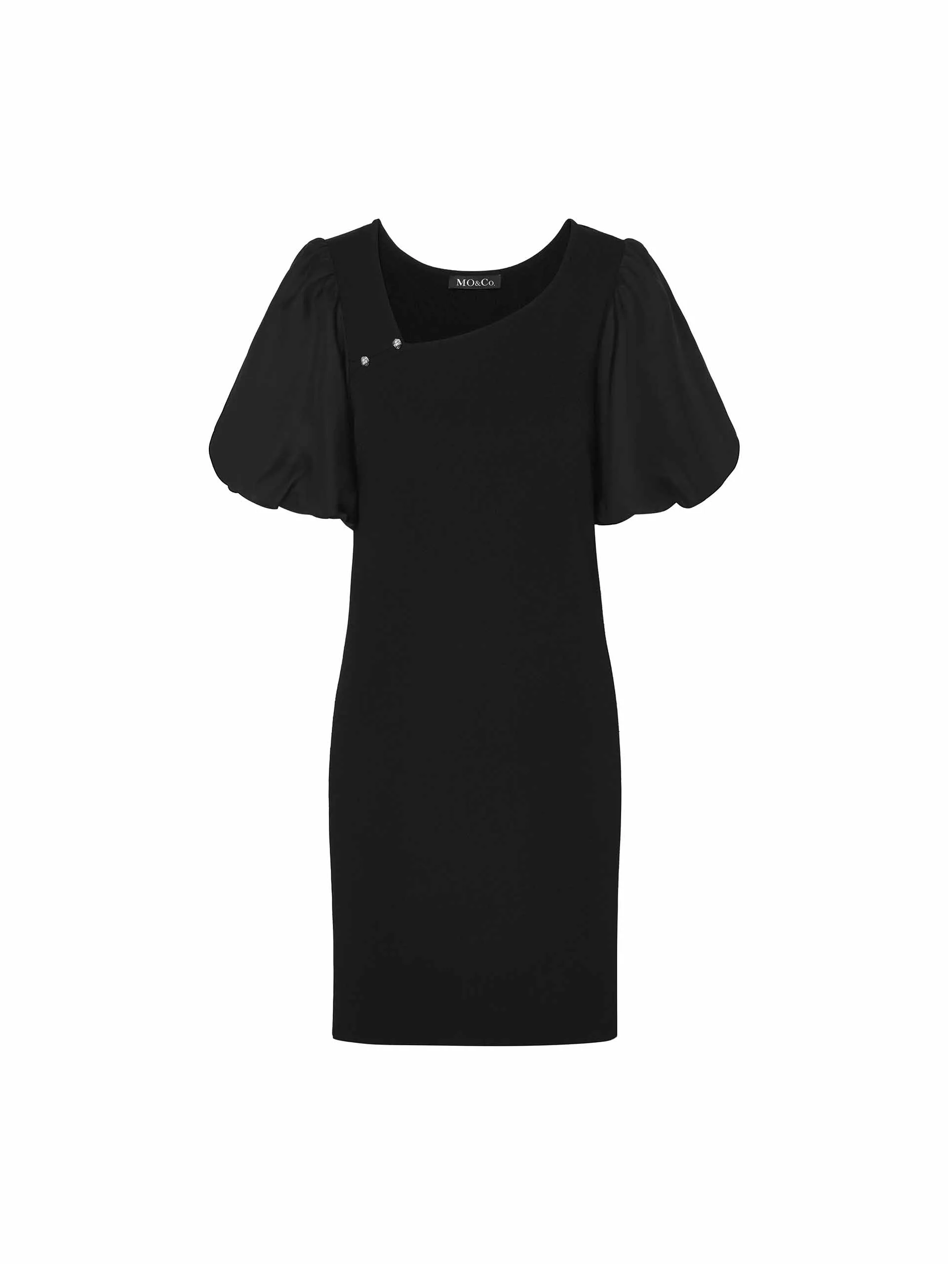 Asymmetric Collar Dress