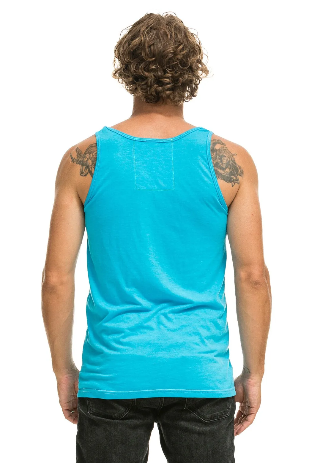 AVIATOR NATION ASPEN TANK - NEON BLUE