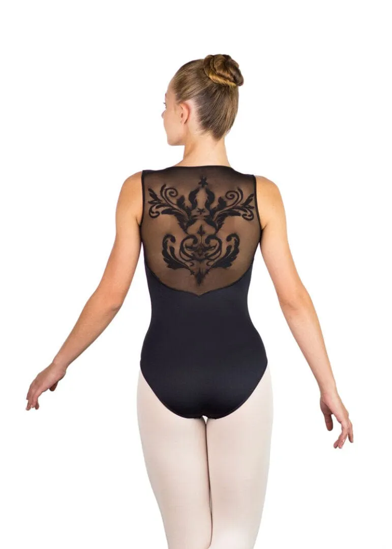 Ballet Rosa Women's Crystale V-Front Leotard