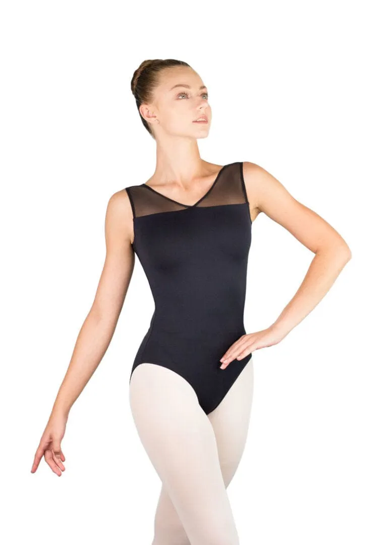 Ballet Rosa Women's Crystale V-Front Leotard