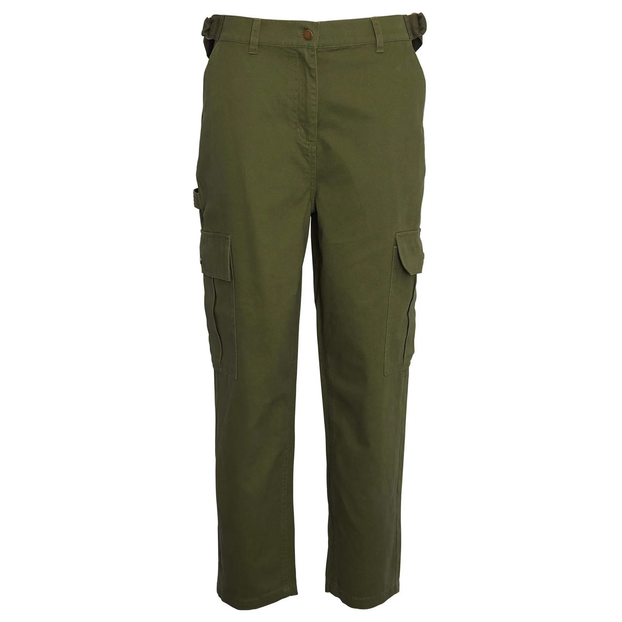 Barbour Elisha Cargo Trousers Dark Moss LTR0372GN72