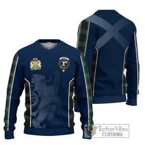 Brodie Hunting Tartan Ugly Sweater with Family Crest and Lion Rampant Vibes Sport Style