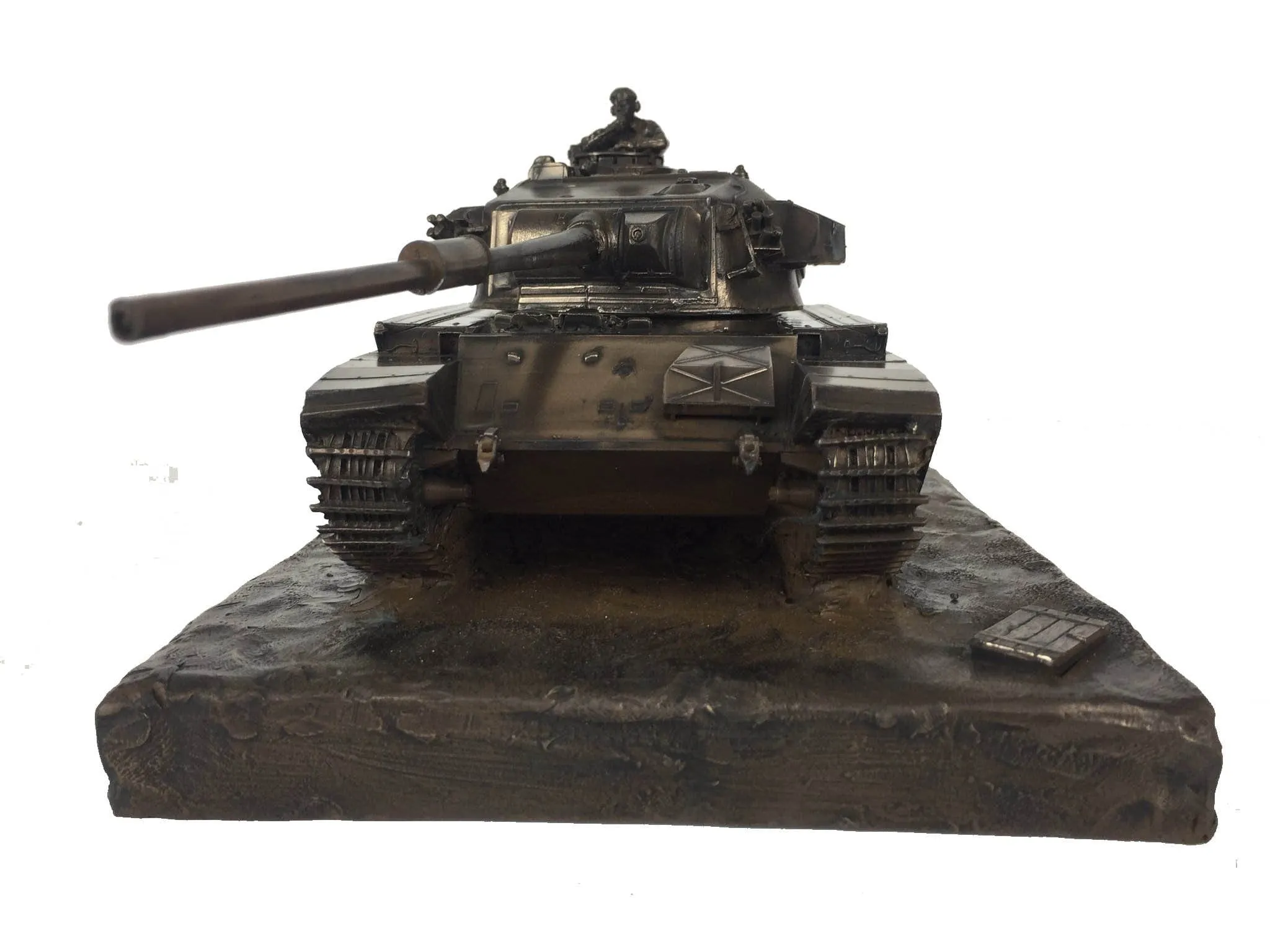 Centurion Mk5 Main Battle Tank Cold Cast Bronze Military Statue