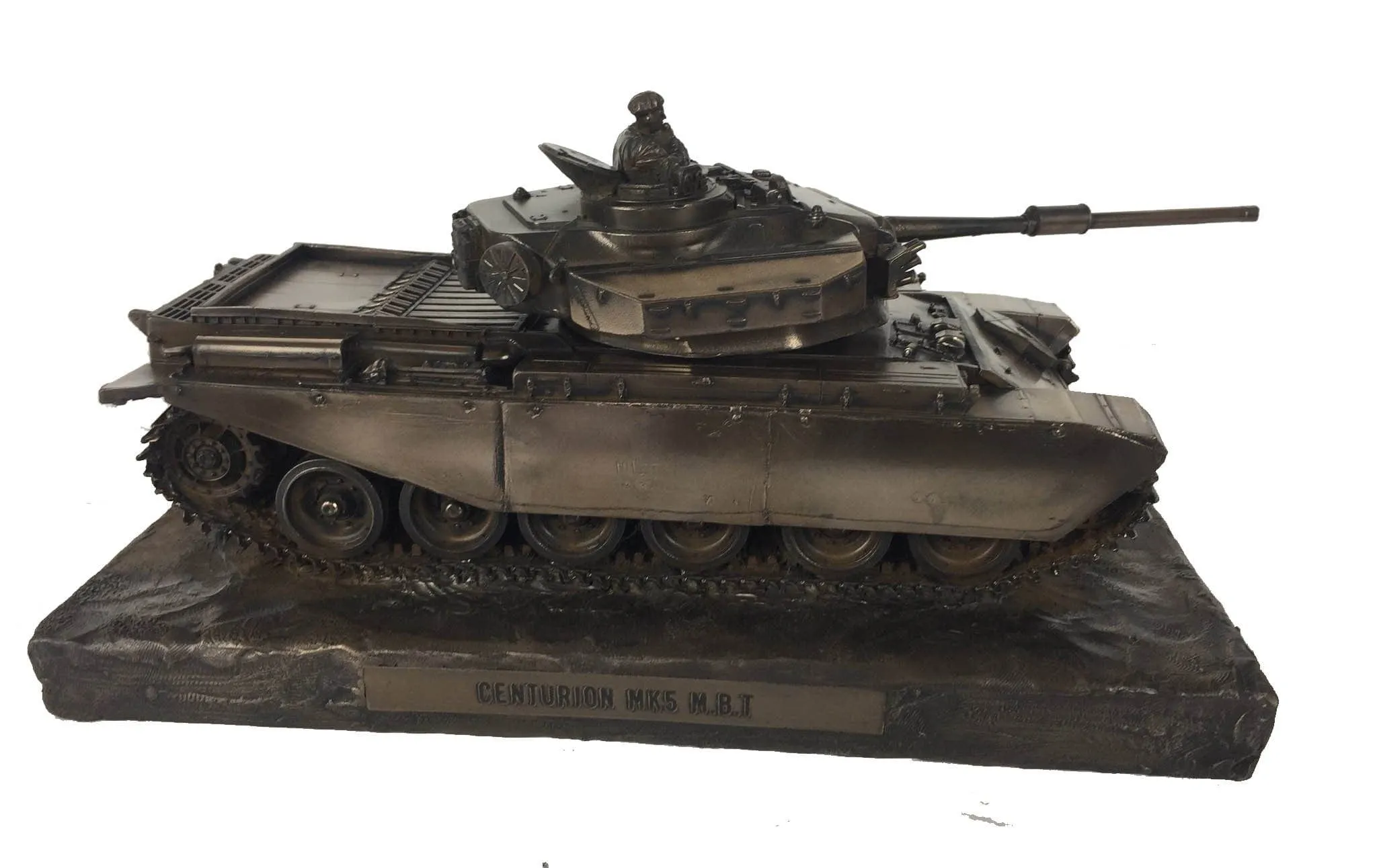 Centurion Mk5 Main Battle Tank Cold Cast Bronze Military Statue