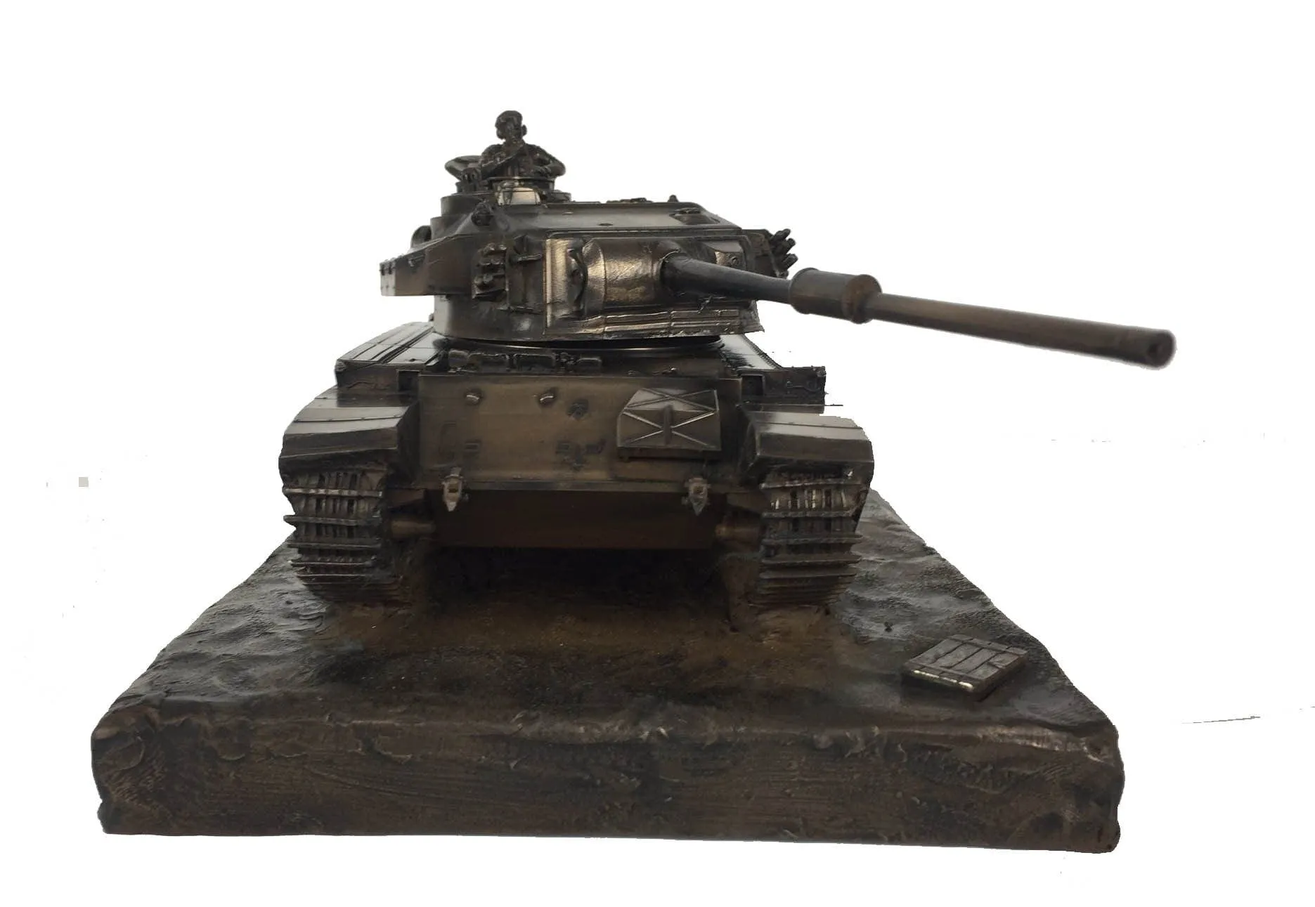 Centurion Mk5 Main Battle Tank Cold Cast Bronze Military Statue