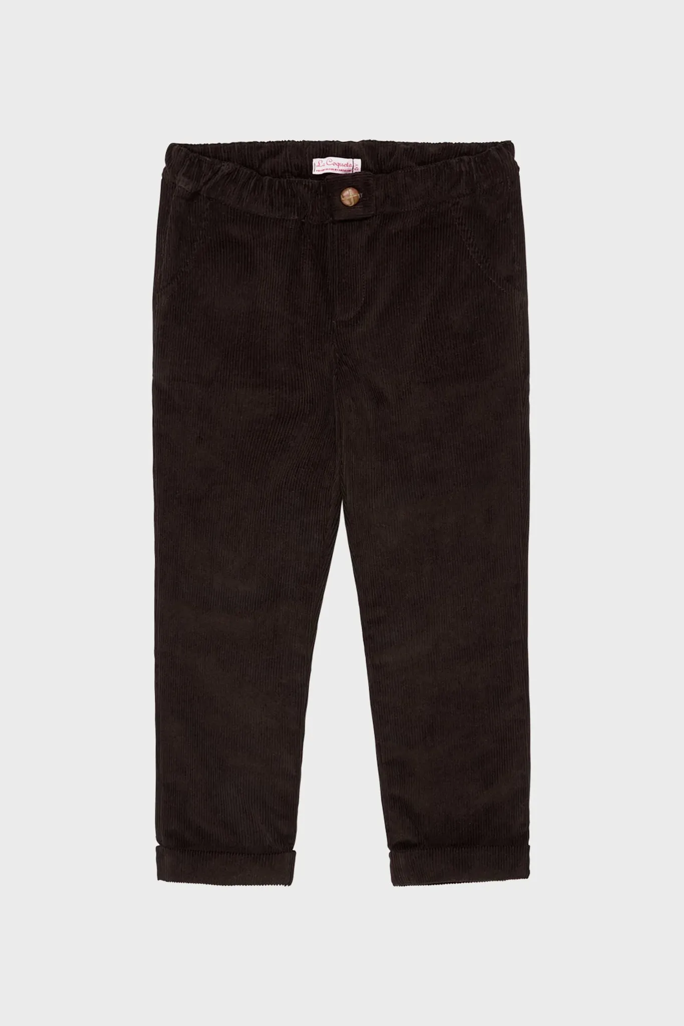 Chocolate Brown Benito Boy Corduroy Trousers