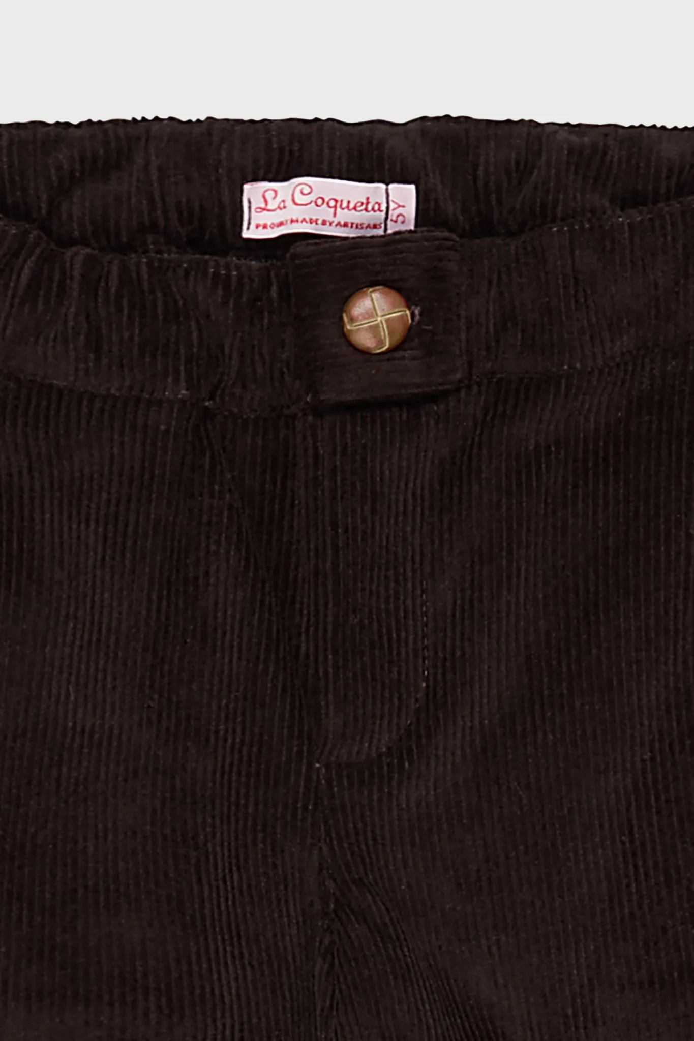 Chocolate Brown Benito Boy Corduroy Trousers