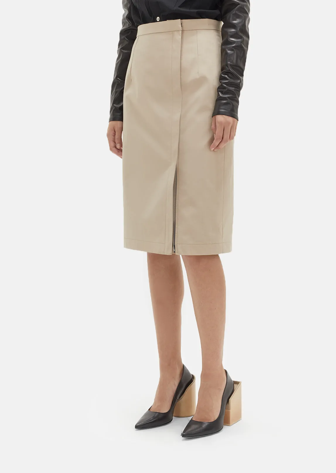 Cotton Pencil Skirt