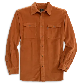 Darden Corduroy Shirt: Rust