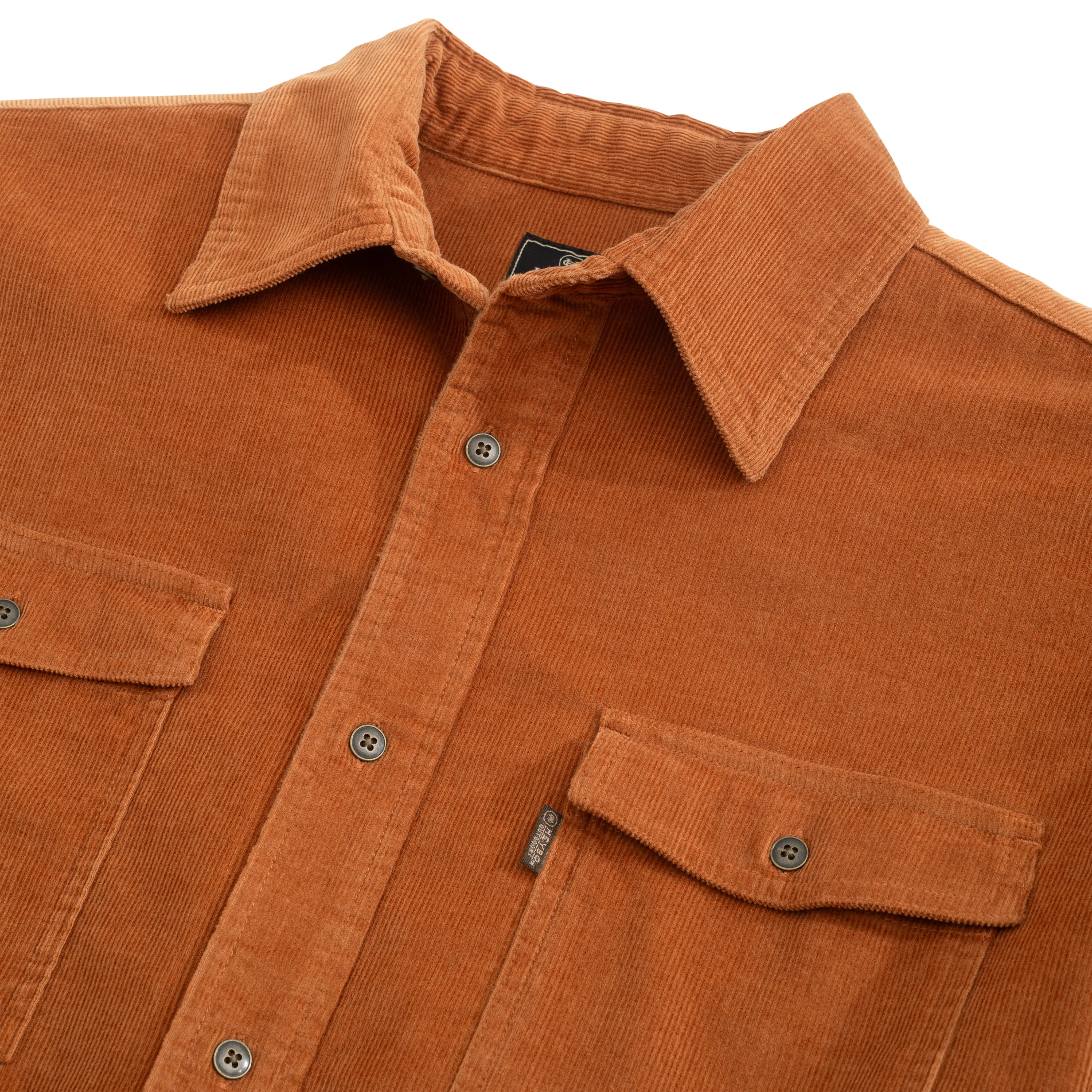 Darden Corduroy Shirt: Rust