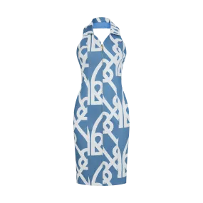 DENOGRAM HALTER DRESS