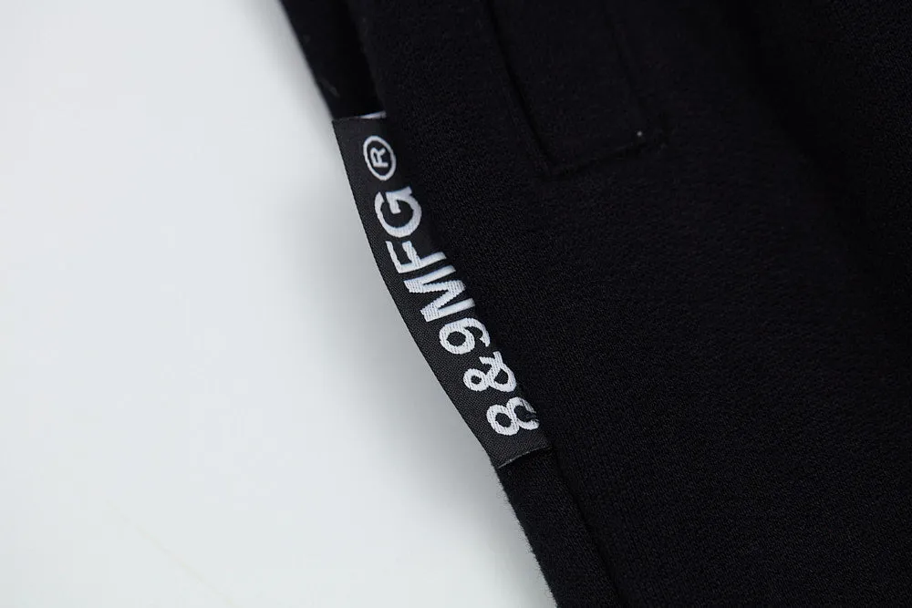 Dice Fleece Sweatpants Black