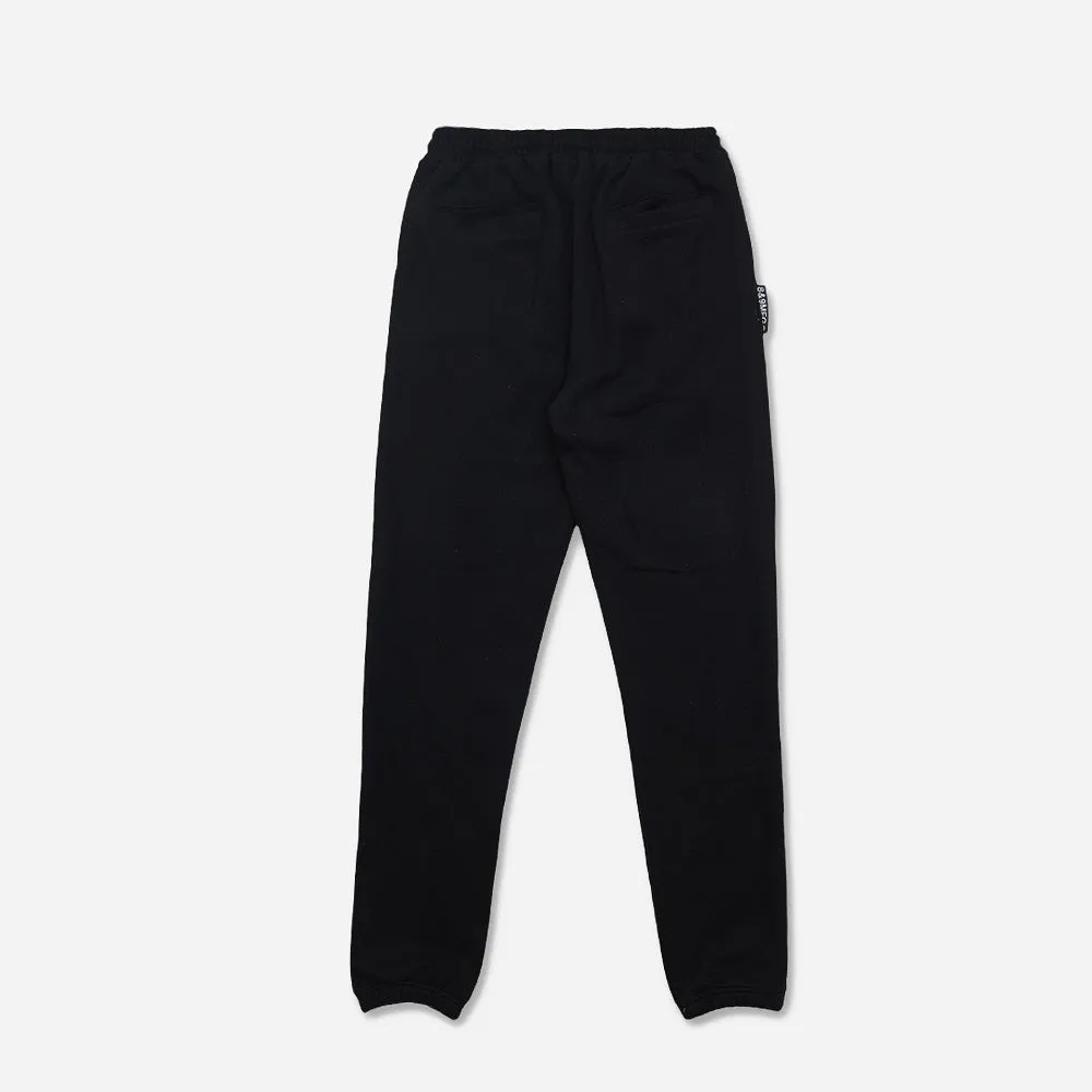 Dice Fleece Sweatpants Black