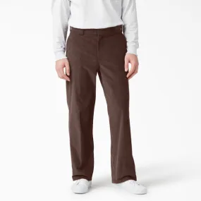 Dickies Flat Front Corduroy Pants Chocolate Brown