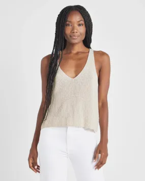 Dierdre Sweater Tank - Natural