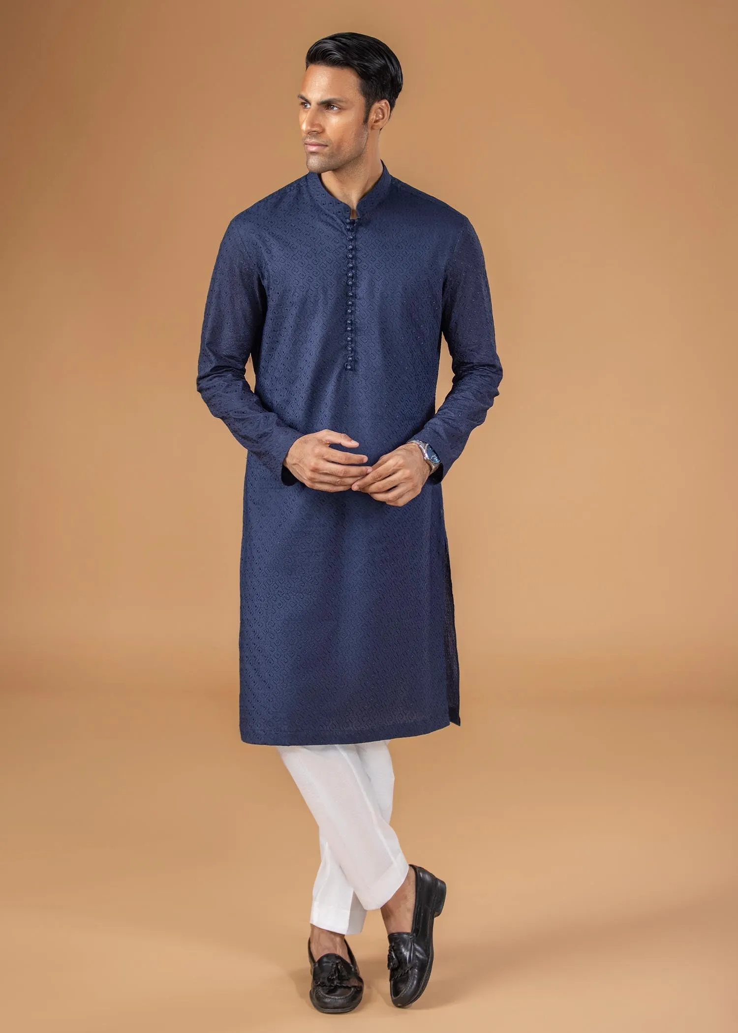 Embroidered Kurta - M22-KUR-14-XS