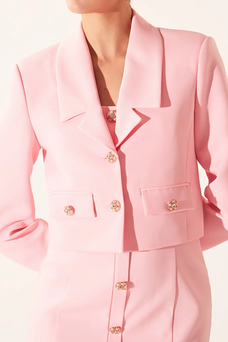 Endless Rose - Cropped Blazer