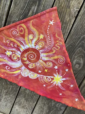 Fire On The Mountain Handmade Batik Bandana