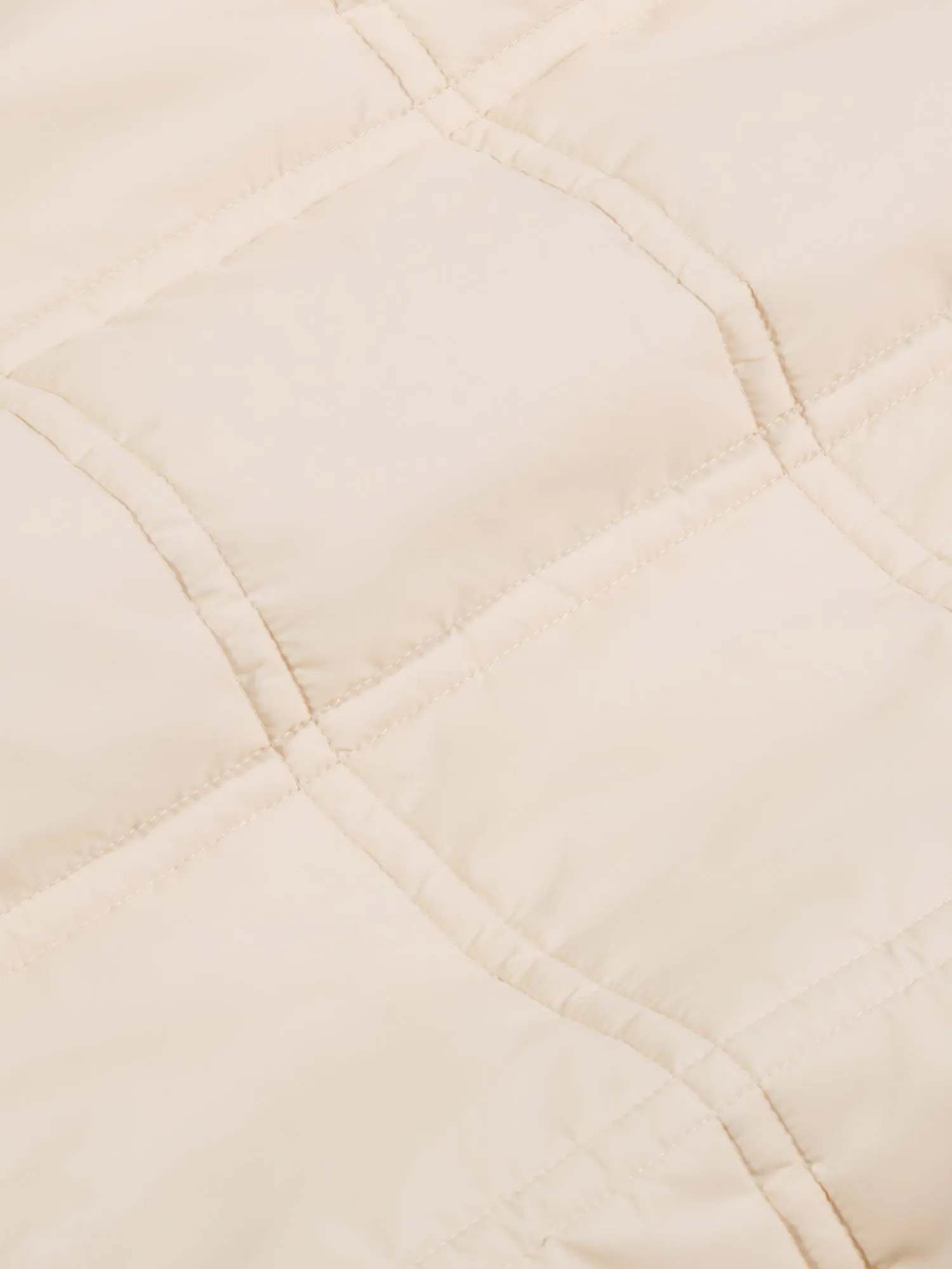 FLWRDWN™ Quilted Collarless Jacket—sand