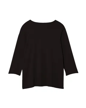 Gianna Embellished Cotton Top | Black / Silver