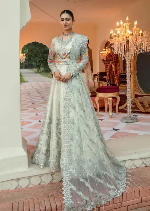 Green Pakistani Maxi Dress | Imrozia Serene Mehram Brides '23 | SB-13 - MEHRAM