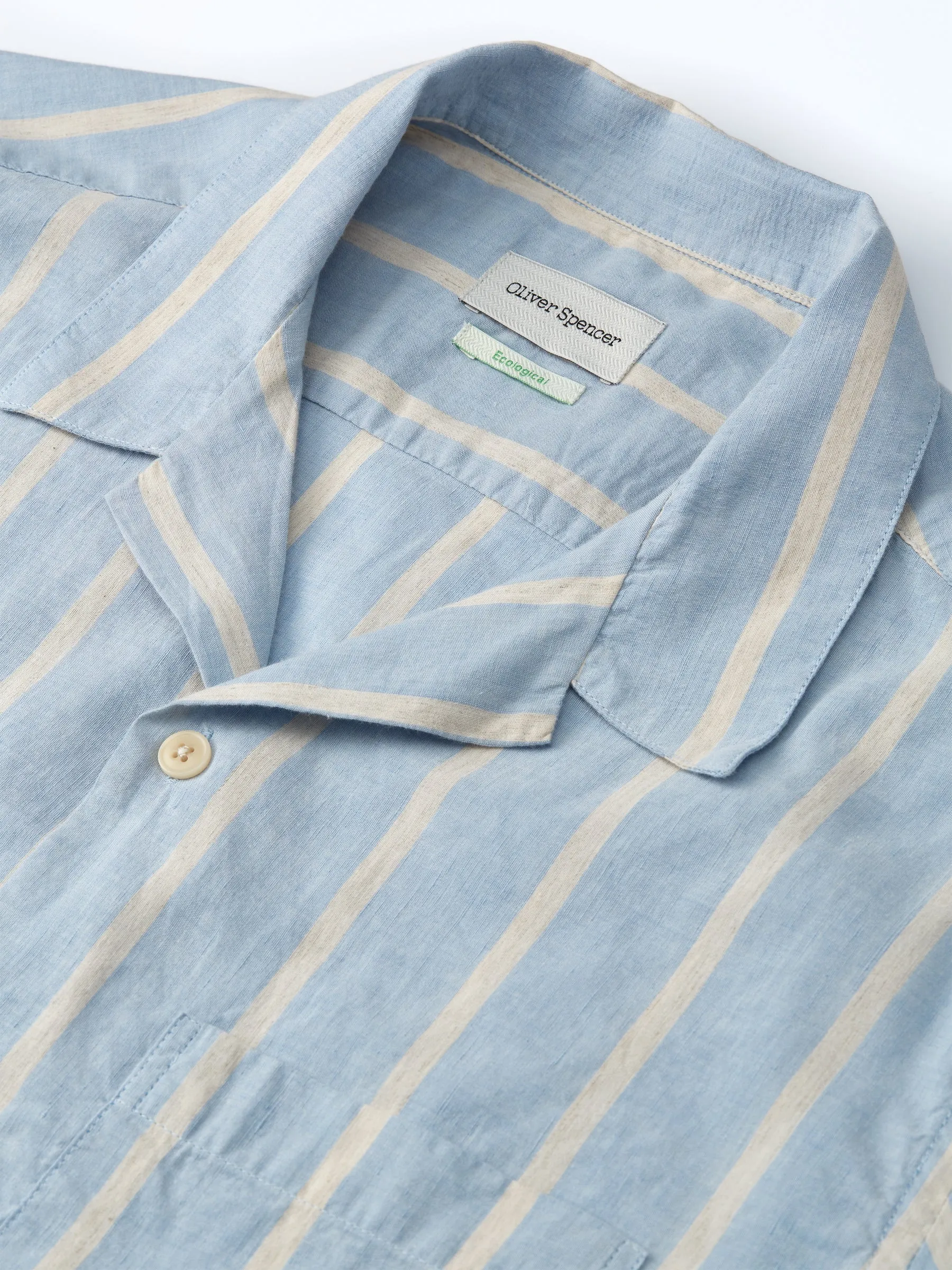 Havana Short Sleeve Shirt Norton Blue