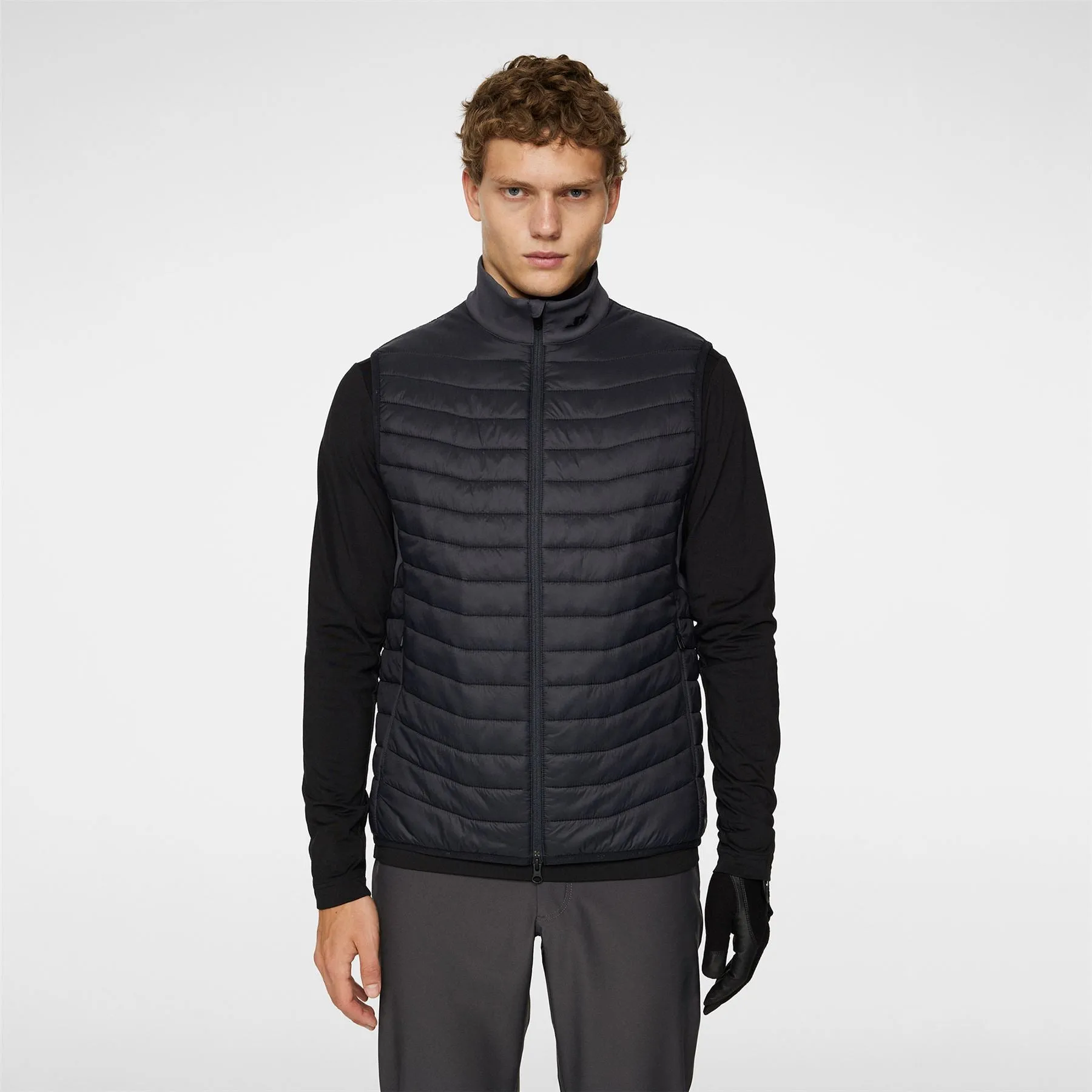 Holden Quilt Hybrid Vest Asphalt - AW24