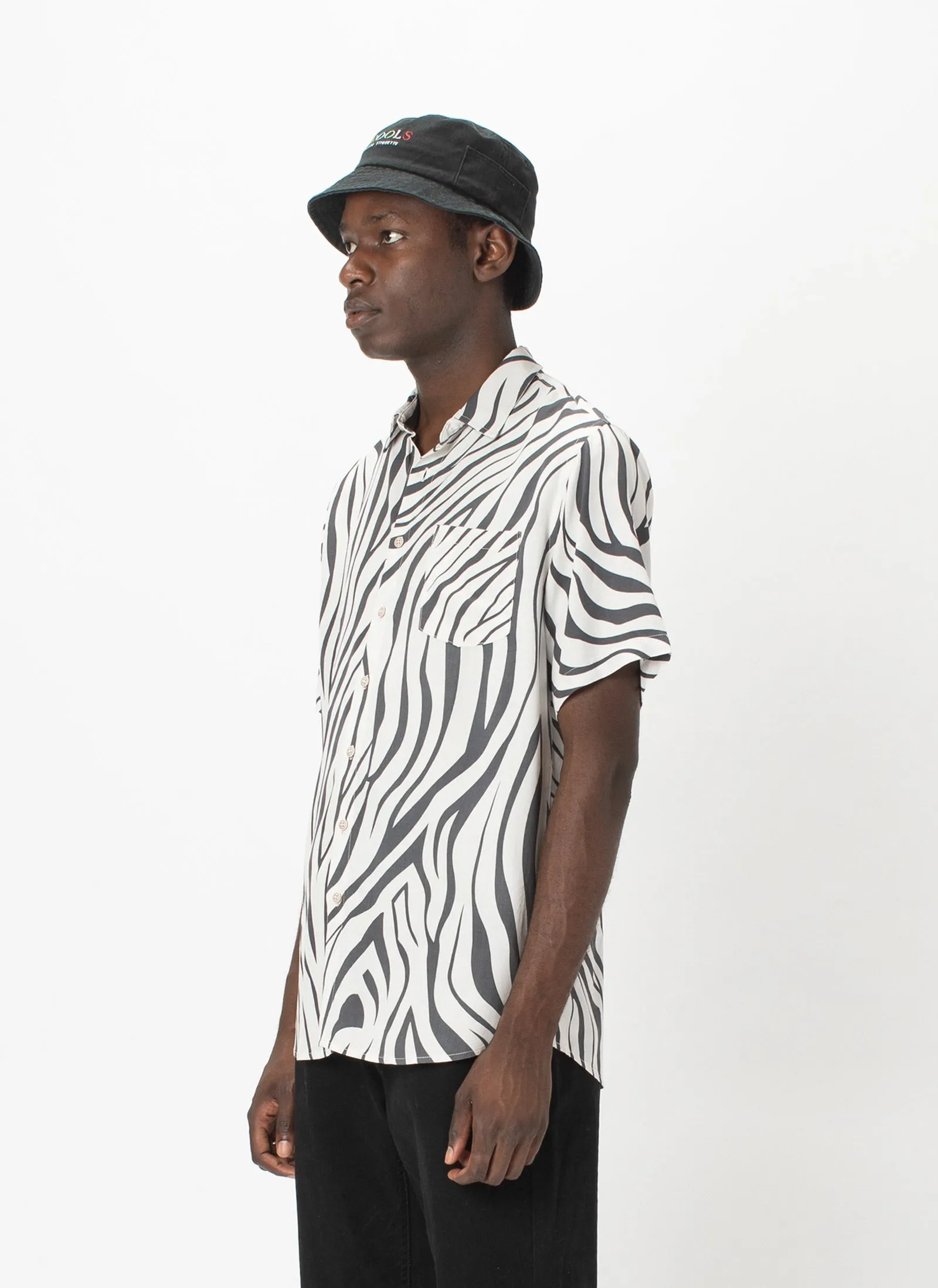 Holiday Short-Sleeve Shirt Zebra