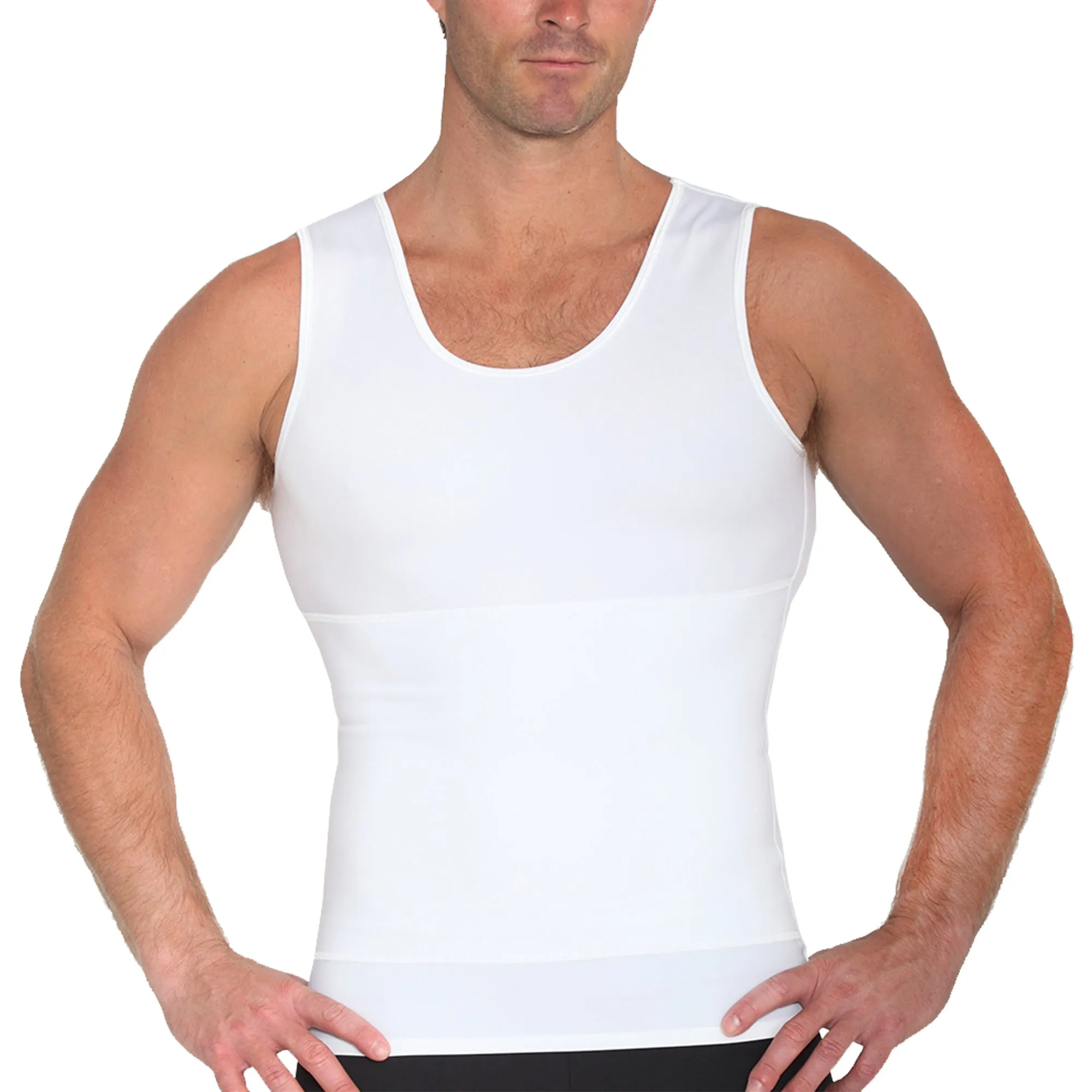 Insta Slim Sleeveless Compression Muscle Tank Panel Belt MSFP01