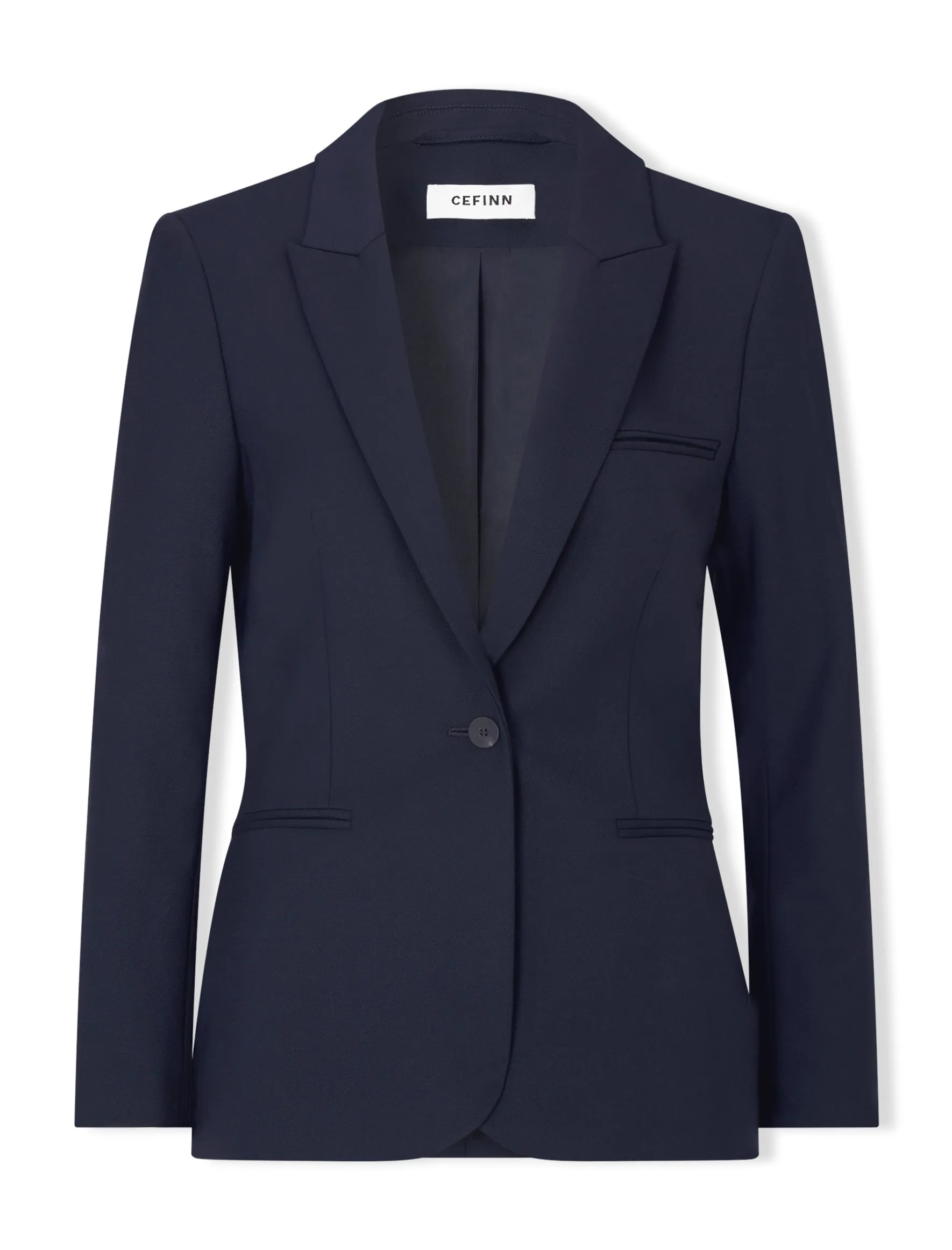 Jamie New Wool Blazer - Navy