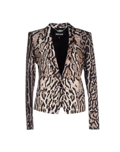 Just Cavalli Women Blazer Beige XL INT